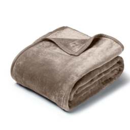 Rackhams Soft & Warm Mink Throw Blanket - 127 x 152cm - Red - thumbnail 2