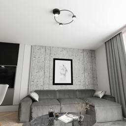 Rackhams LUCIO Ceiling lamp 3 x GX53 Black - thumbnail 6