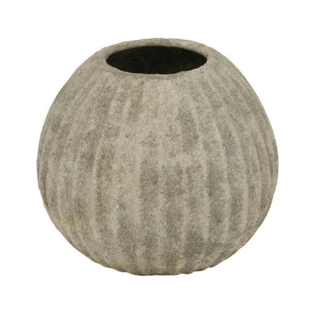 Rackhams Catania Round Vase - Light Grey - One Size - Light Grey - 100% Mixed - image 1