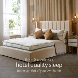 Rackhams Luxurious Hotel Mattress Topper - Super King - Mattress Topper - thumbnail 3