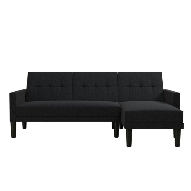 Rackhams Haven Sectional Sofa Bed Linen Dark Grey - Grey - image 1