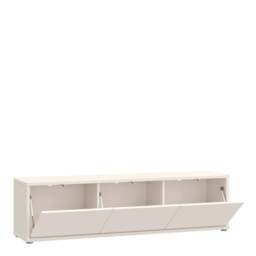 Rackhams Alice Springs Wide TV Cabinet with 3 Doors Push-to-Open in Sand - W 154.2 X  H 41.5 X  D 34.9cm - 1 - Manufactured Wood - thumbnail 5