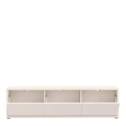 Rackhams Alice Springs Wide TV Cabinet with 3 Doors Push-to-Open in Sand - W 154.2 X  H 41.5 X  D 34.9cm - 1 - Manufactured Wood - thumbnail 6