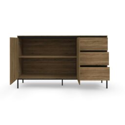 Rackhams Bari Sideboard with 4 Doors in Oak Look - Brown - thumbnail 5