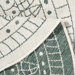 Rackhams Porto Round Reversible Green Rug Indoor-Outdoor - Ø 100 cm - thumbnail 2