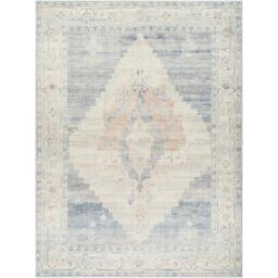 Rackhams Becki Owens Luca-Vintage Blue Brown Green Traditional Vintage Boho Rug - 120 x 170 cm - thumbnail 2