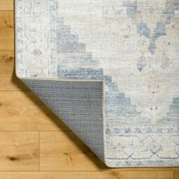 Rackhams Becki Owens Luca-Vintage Blue Brown Green Traditional Vintage Boho Rug - 120 x 170 cm - thumbnail 4