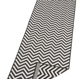 Rackhams Palma Reversible Indoor-Outdoor Black Rug - 160X230 cm - thumbnail 6