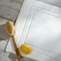 Rackhams White Egyptian Cotton Bath Mat - 2 Pack - thumbnail 1