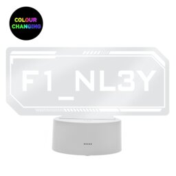 Rackhams Personalised Gamer Tag LED Colour Changing Night Light - thumbnail 1