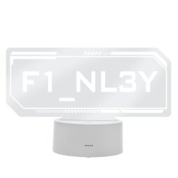 Rackhams Personalised Gamer Tag LED Colour Changing Night Light - thumbnail 4