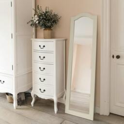 Rackhams Juliette Large Full Length Leaner Mirror 45x165cm - Champagne, Cream - thumbnail 6