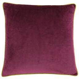 Rackhams Meridian Cushion Cover - Maroon/Moss - 55x55cm - Maroon/Moss - 100% Polyester