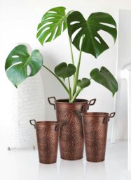 Rackhams Copper Vase - 40 cm (H) x 29 cm (W) x 22 cm (D) - thumbnail 3
