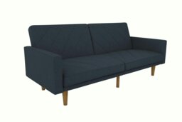 Rackhams Paxson Clic Clac Sofa Bed in Navy Blue - Blue - thumbnail 2