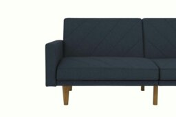 Rackhams Paxson Clic Clac Sofa Bed in Navy Blue - Blue - thumbnail 3