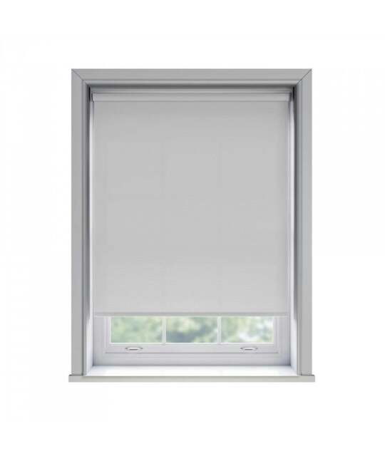 Rackhams No Drill White Thermal Blackout Roller Blind (170cm Drop) - 60cm - image 1