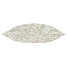 Rackhams Bali Jacquard Botanical Cushion Cover - Natural - 50cm x 50cm - Natural - 100% Polyester - thumbnail 3