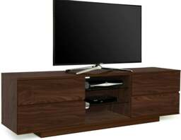 "Rackhams Avitus Premium Walnut with 4-Walnut Drawers and 3-Shelf 32""-65"" LED/OLED/LCD TV Cabinet" - thumbnail 2