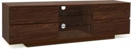 "Rackhams Avitus Premium Walnut with 4-Walnut Drawers and 3-Shelf 32""-65"" LED/OLED/LCD TV Cabinet" - thumbnail 4