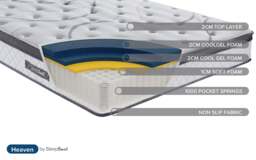 Rackhams Heaven 1000 Pocket Gel Mattress - Double - thumbnail 3