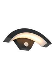 Rackhams 12W LED Eaves Outdoor Wall Light Garden Light - Black - One Size - thumbnail 4