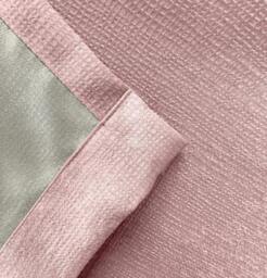 "Rackhams Blush Plain Thermal Room Darkening Energy Saving Tape Top Curtains For Living Rooms & Bedrooms - 66"" (168cm) Width x 72"" (183cm) Drop" - thumbnail 4