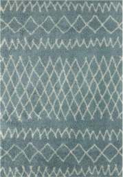 Rackhams Moroccan Duck Egg Blue Shaggy Rug - 950 - 80X150 cm - thumbnail 2
