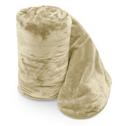 Rackhams Faux Mink Thick Heavy Blanket - 150cm x 200cm - Silver - thumbnail 6