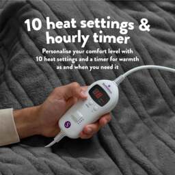 Rackhams Comfy Hugs Heated Throw - Plum - thumbnail 6