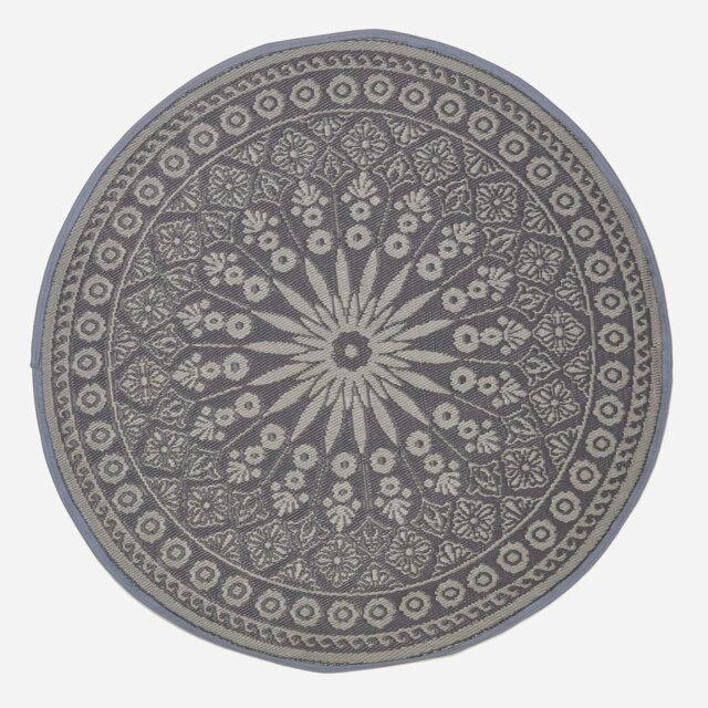 Rackhams Round Outdoor Rug Luxury Waterproof Reversible, For Garden, Mandala - 170 x 170 cm - image 1