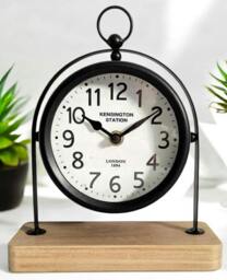 Rackhams Acacia Home 22CM TABLE CLOCK