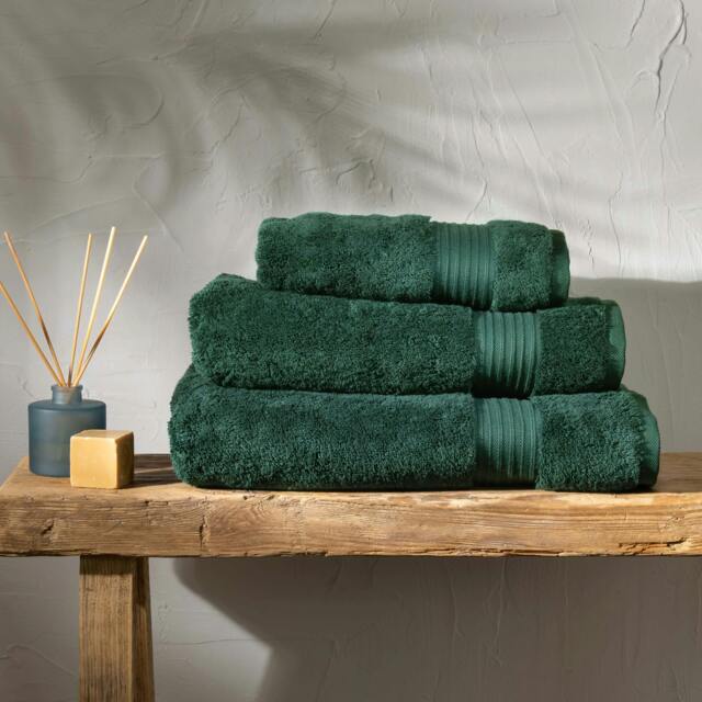 Rackhams Dark Emerald Egyptian Cotton Bath Sheet - Standard - Single - image 1