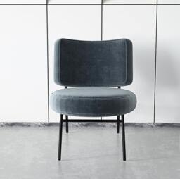 Rackhams Aron Dining Chair, Velvet - Orange - thumbnail 6