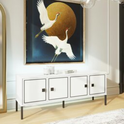 Rackhams MIA Large TV Cabinet - Black / Bronze - thumbnail 5