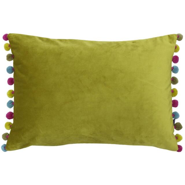 Rackhams Fiesta Rectangle Cushion Cover - Bamboo/Multi - 35 x 50cm - Bamboo/Multi - 100% Polyester