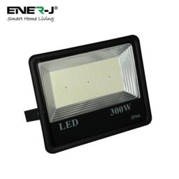 Rackhams 300W Outdoor LED Floodlight, 1500W Halogen Equivalent, IP66 Waterproof, 30,000 Lumens, 6000K Super Bright Security Light for Garage & Garden - thumbnail 3