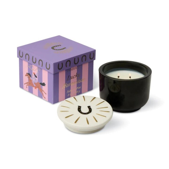 Rackhams Paddywax Charmed Range Glass Candle - one size - Black - Tabac & Pine - image 1