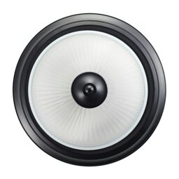 Rackhams Traditional Matt Black IP44 Bathroom Ceiling Light Fitting with Frosted Glass - thumbnail 2