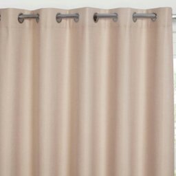 "Rackhams Cosmos Natural Eyelet Ready Made Eyelet Curtains - Natural - 66x90"" - Curtains" - thumbnail 2