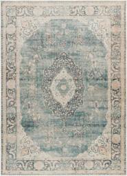 Rackhams Becki Owens Marlene-Vintage Blue Grey Traditional Vintage Boho Rug - 198 x 275 cm - thumbnail 2