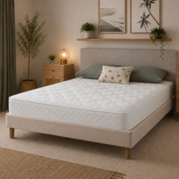 Rackhams Essentials Jump n Tac Hybrid Mattress - 19cm Deep, Soft Feel - White - 1 - European Small Single Mattress (80cm x 200cm)