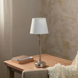 Rackhams Fable Polished Chrome LED Rechargeable Touch Table Lamp - thumbnail 2