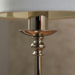 Rackhams Fable Polished Chrome LED Rechargeable Touch Table Lamp - thumbnail 4