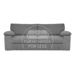 Rackhams Delta Full Jumbo Cord 3 Seater Sofa - Orange - thumbnail 3
