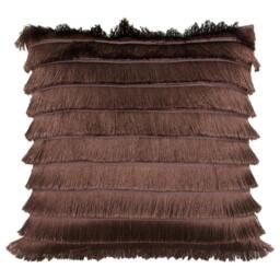 Rackhams Flicker Tiered Fringe Cushion Cover - Rock Rose - 45 x 45 cm - Rock Rose - 100% Polyester - thumbnail 2
