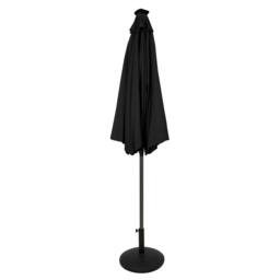 Rackhams LED Tilt Parasol 2.7m With Tilt Base – Black - thumbnail 4