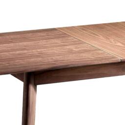 Rackhams Rectangular walnut extending dining table 1008 - thumbnail 6