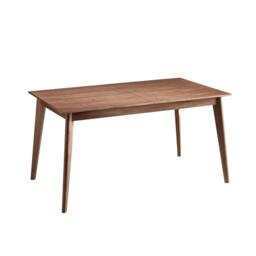 Rackhams Rectangular walnut extending dining table 1008 - thumbnail 4
