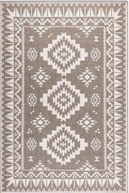 Rackhams Dynamic Indoor & Outdoor Reversible Beige Rug - 160X230 cm - image 1